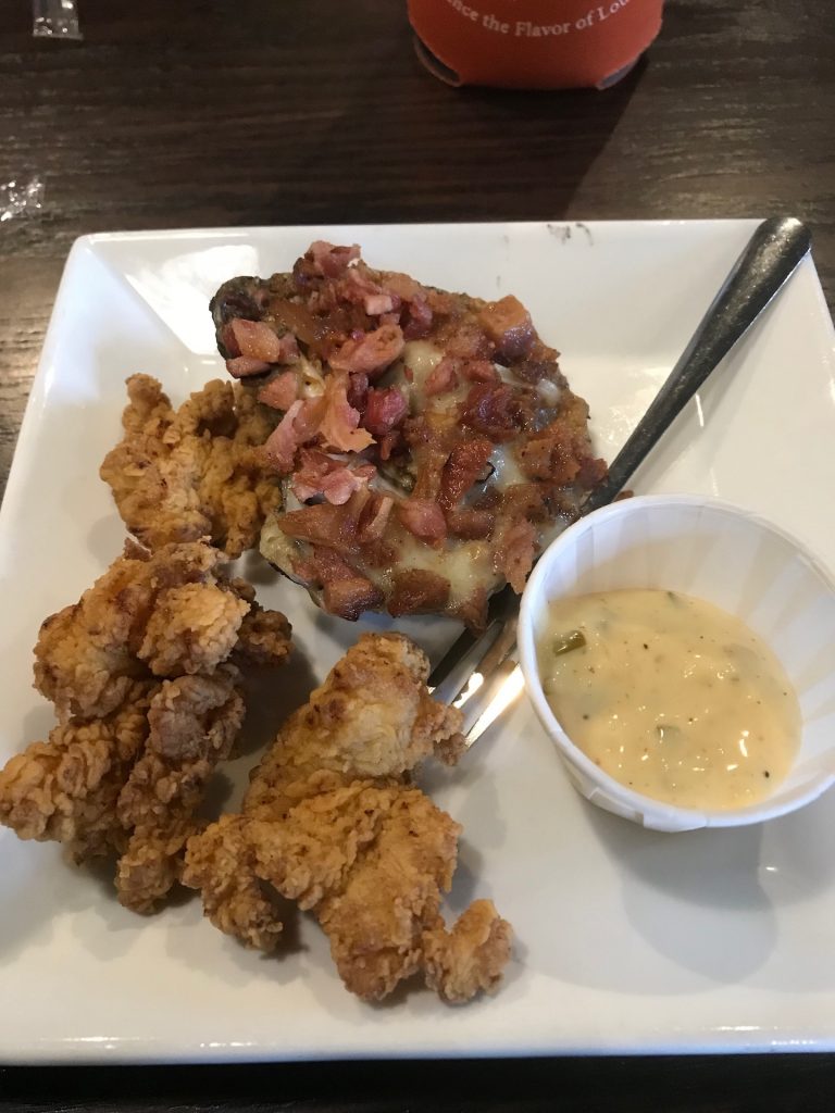 Fezzo's Fried Alligator and Monterey Jack Oysters
