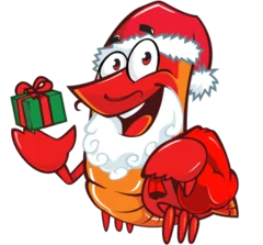 Alphonse the Crawfish - Christmas