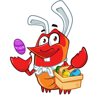 Alphonse as the Easter Bunny