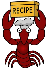 Alphonse the Crawfish with Recipe Box
