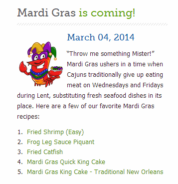 Bienvenue sur le nouveau RealCajunRecipes.com !