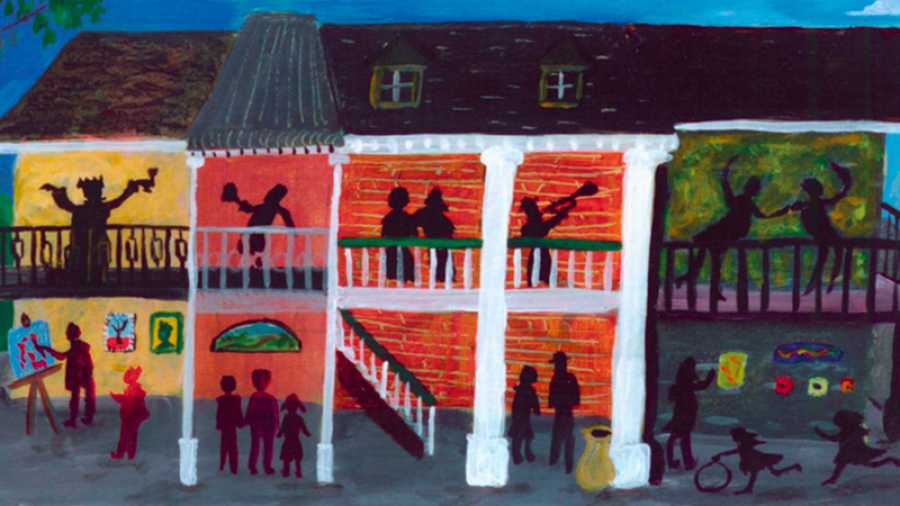 Scène louisianaise par Paul Schexnayder