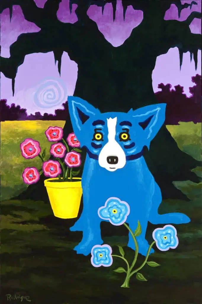 Blue Dog par George Rodrigue