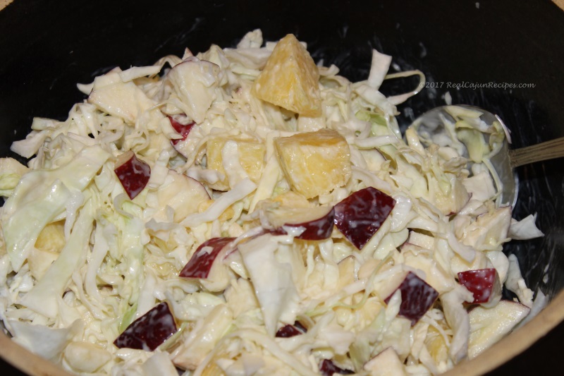 Mawmaw LeMaire's Cabbage and Apple Slaw
