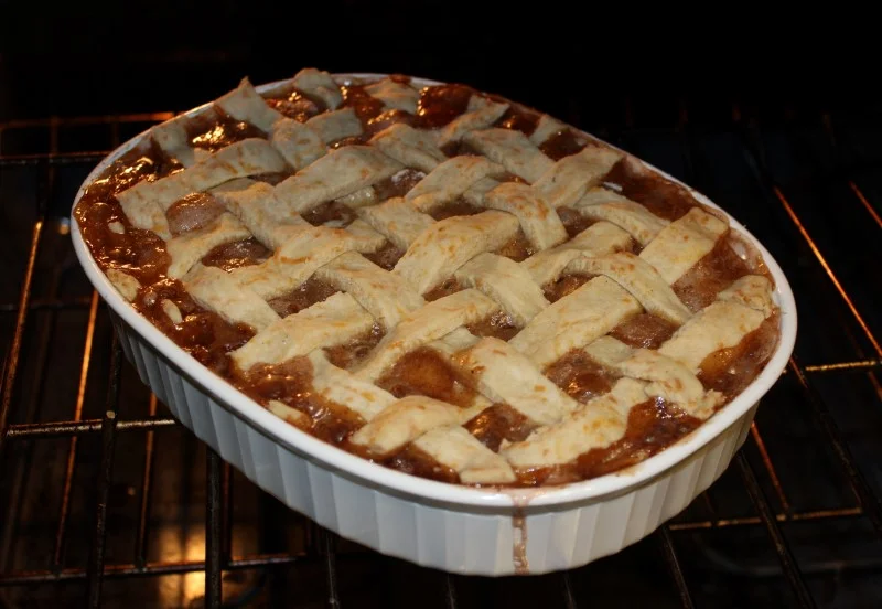 Fig Cobbler with Cheddar Cheese Crust