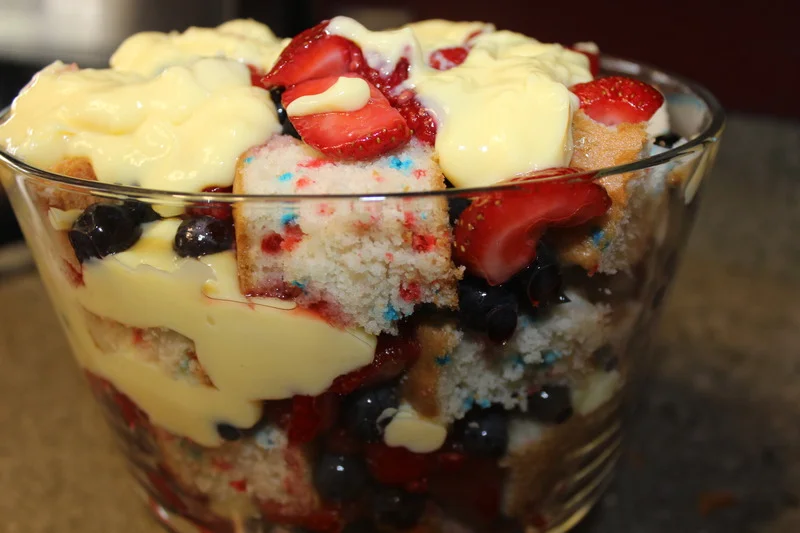 Berry Banana Trifle
