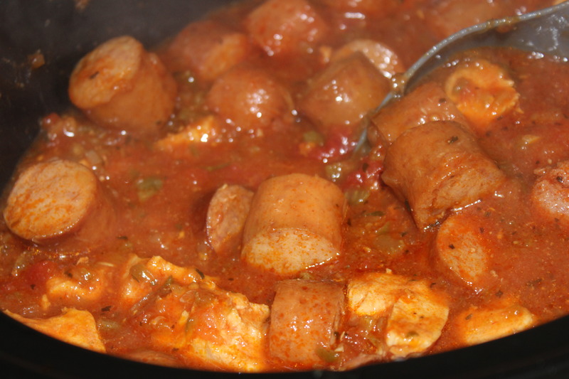 Smoked Sausage with Vegetables and Tomatoes