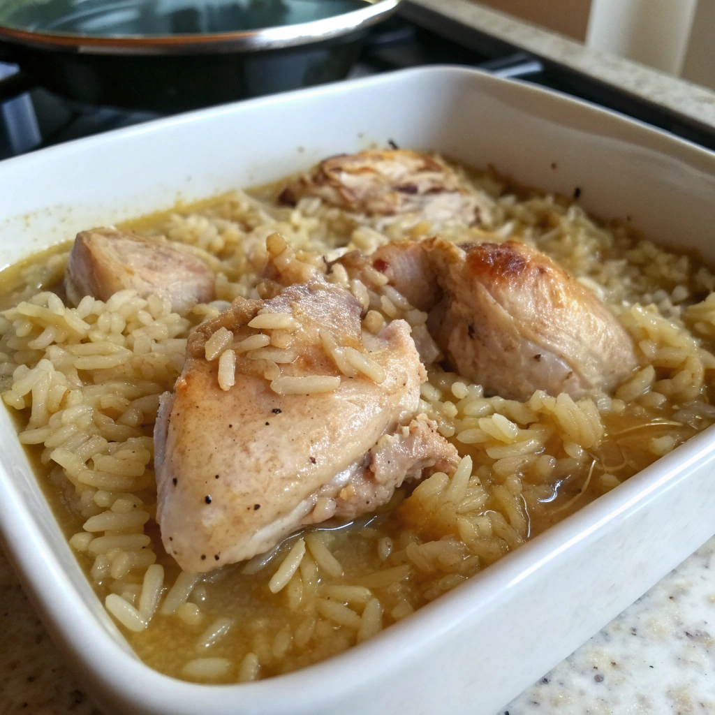 Baked Chicken and Rice