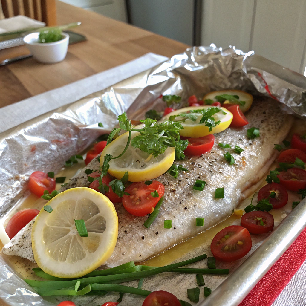 Baked Poached Fish