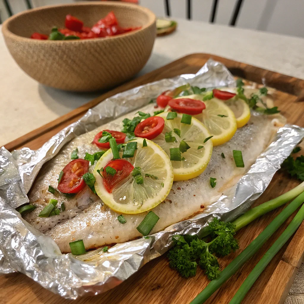 Baked Poached Fish
