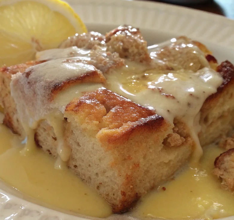 Bread Pudding Lemon Sauce