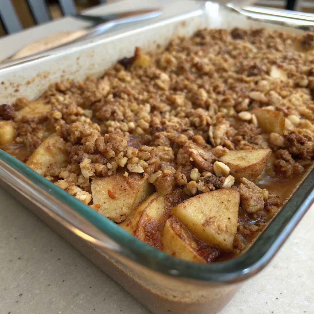 Brown Rice Apple Crisp