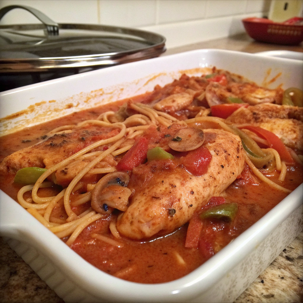 Cajun Chicken Cacciatore