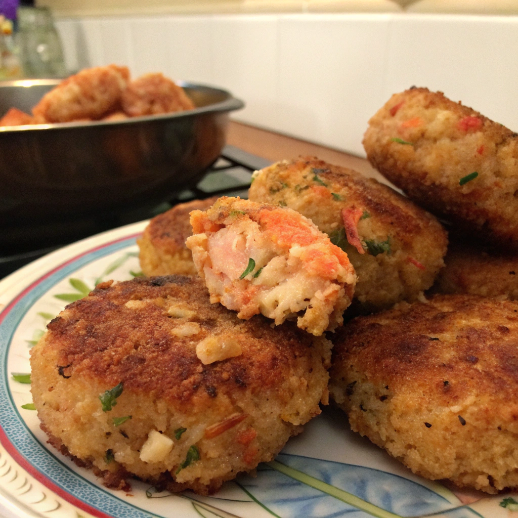 Carol's Creole Salmon Croquettes