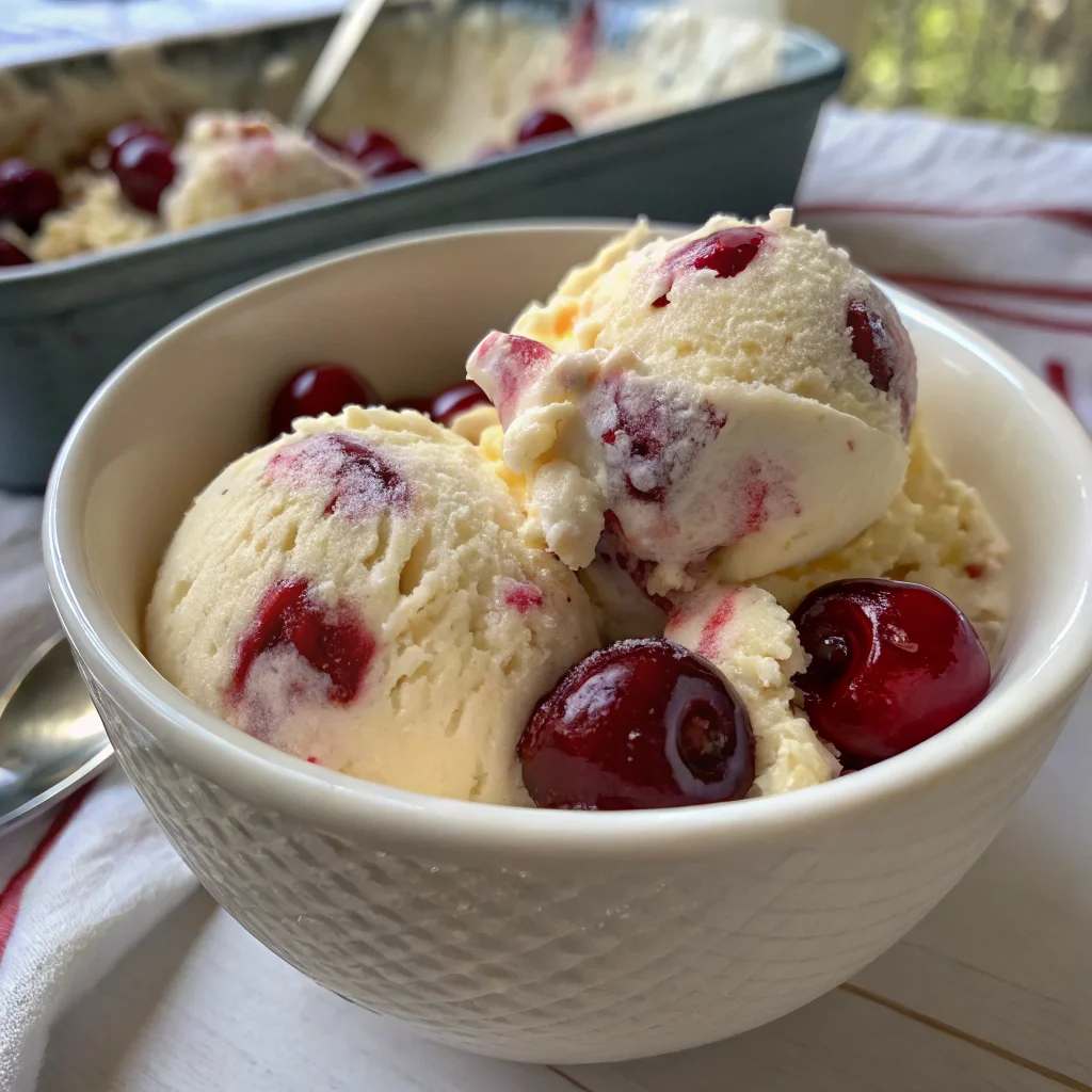Cherry Vanilla Ice Cream