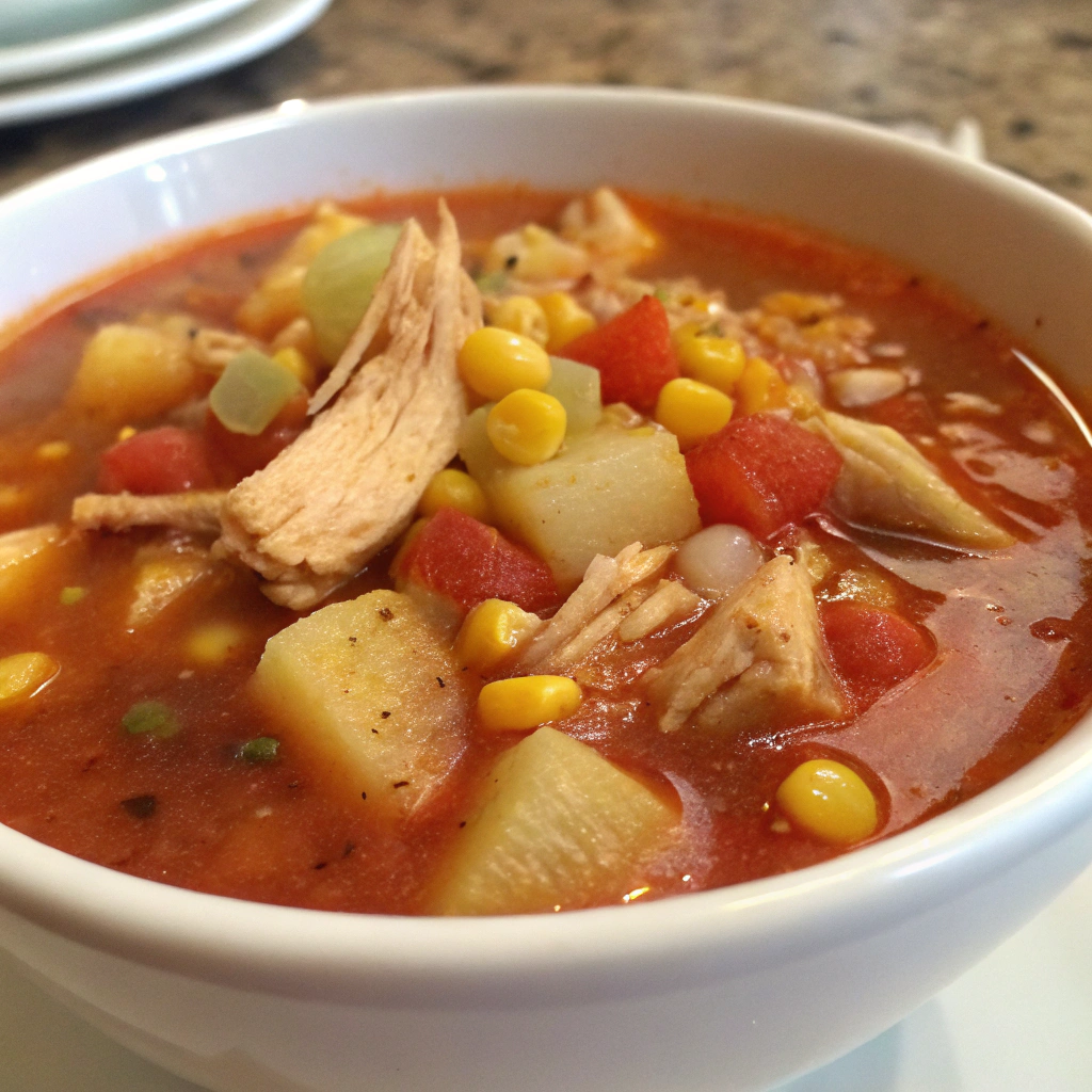 Chicken, Corn & Potato Soup