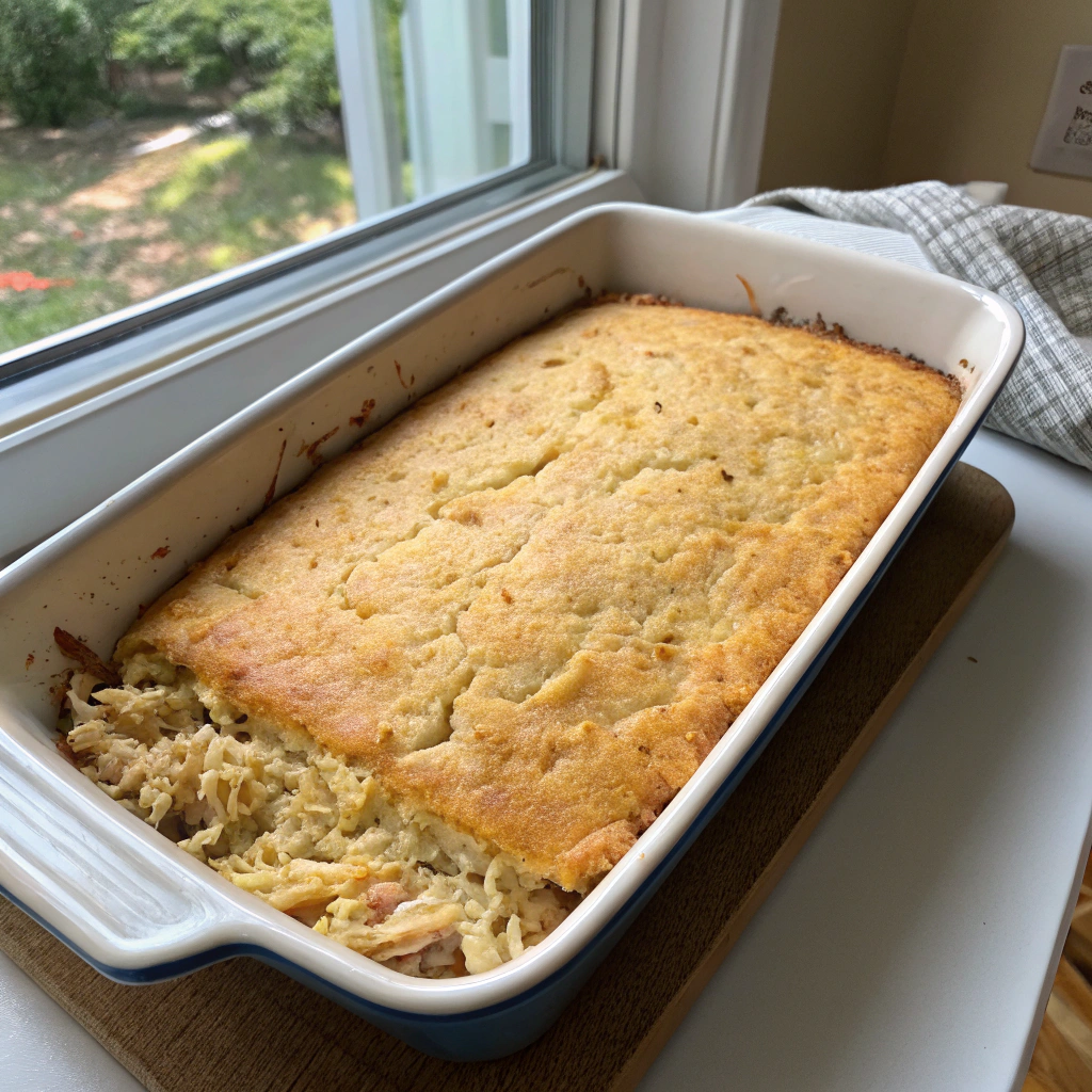 Chicken Cornbread Casserole