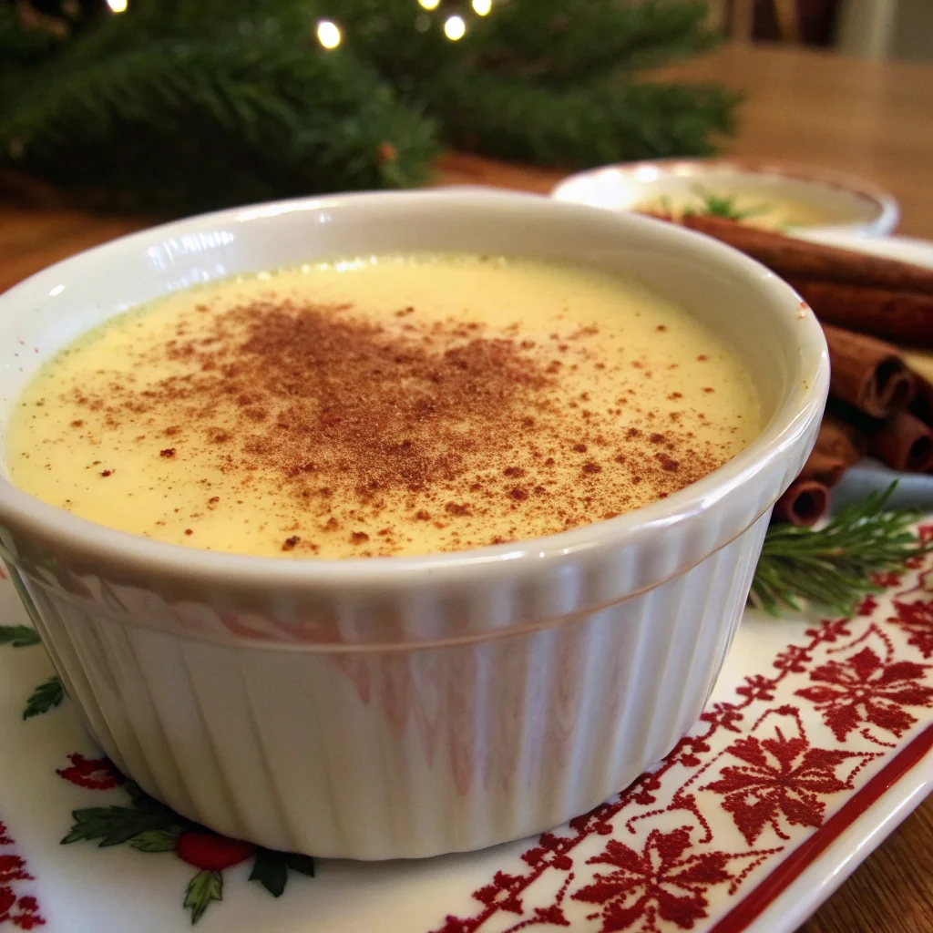 Cooked Custard Eggnog