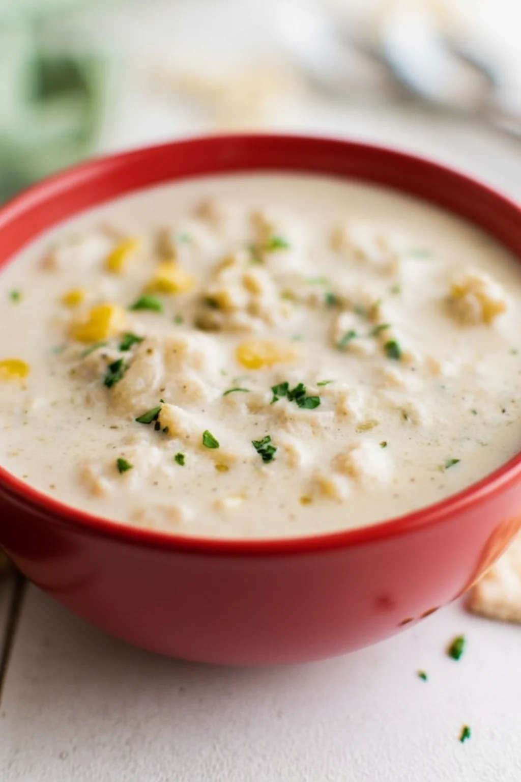 Crab and Corn Bisque Chowder