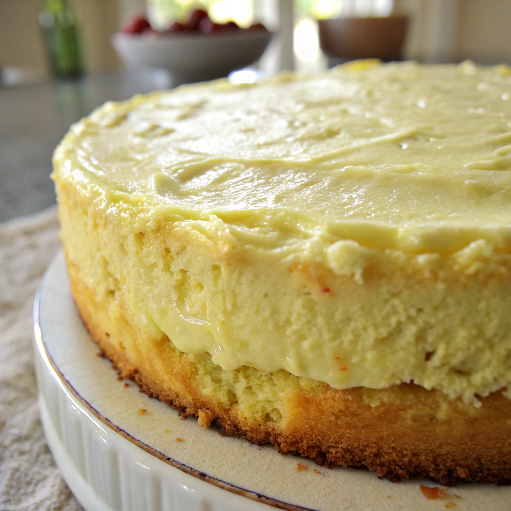 Cream Cheese Yellow Cake Bake