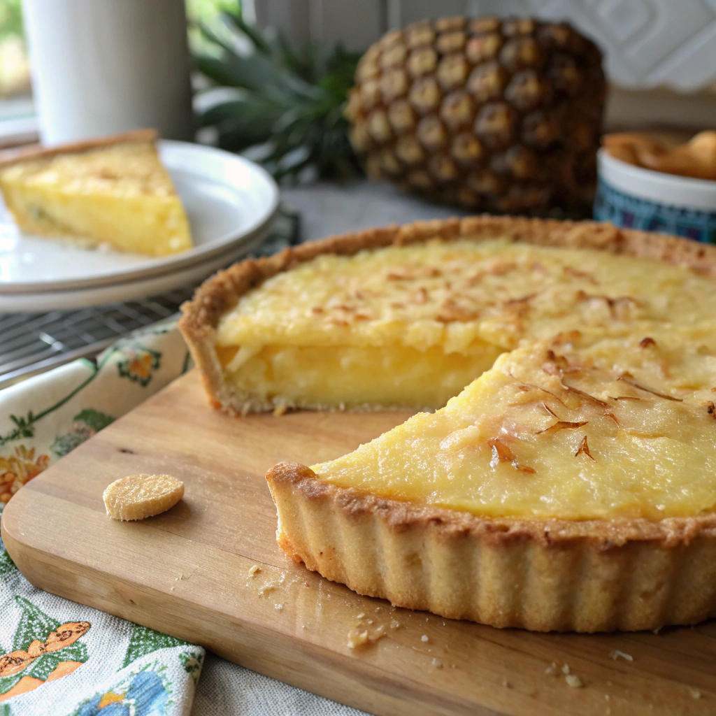 Dang Good Pie (Pineapple Coconut Pie)