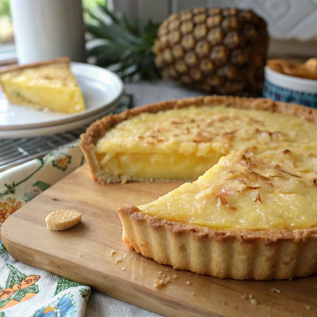 Dang Good Pie (Pineapple Coconut Pie)