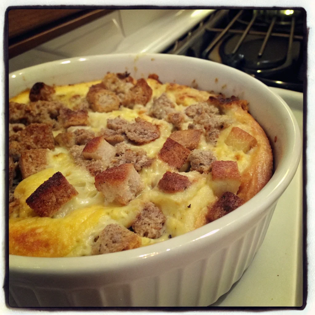 Egg & Sausage Soufflé