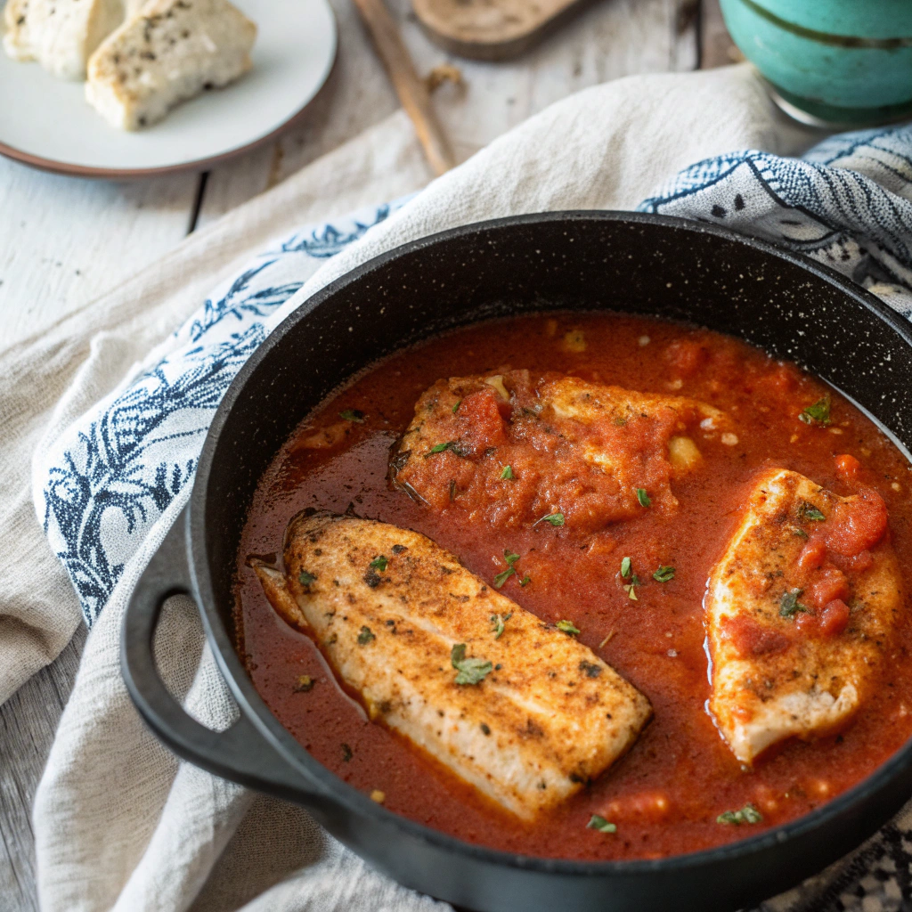Fish in Red Gravy