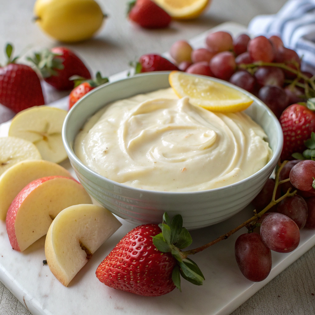 Fruit Dip with Condensed Milk