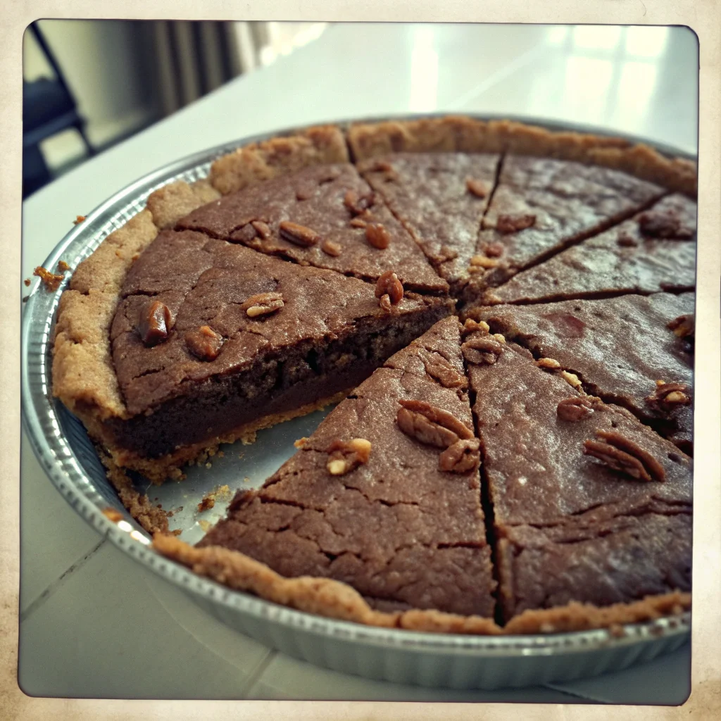 Fudge Chocolate Pie aka Baked Fudge