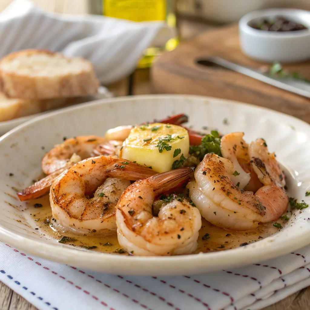 Garlic Black Pepper Shrimp aka Cajun Butter Shrimp