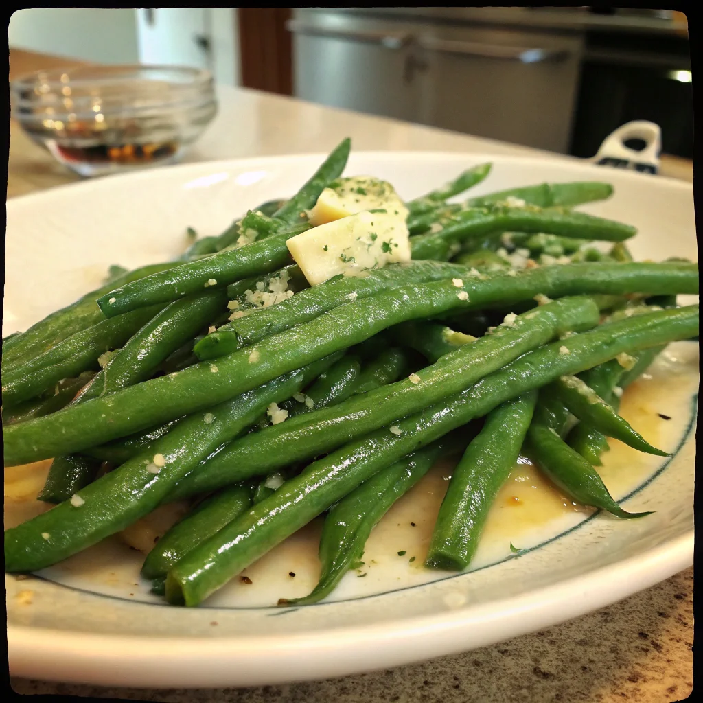 Green Beans With Garlic-Herb Butter