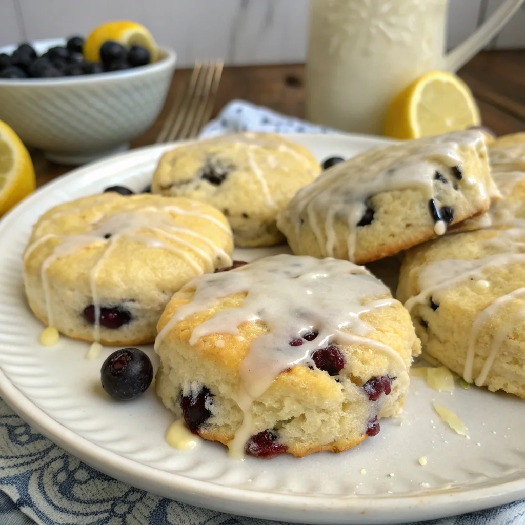 Lemon Blueberry Biscuits