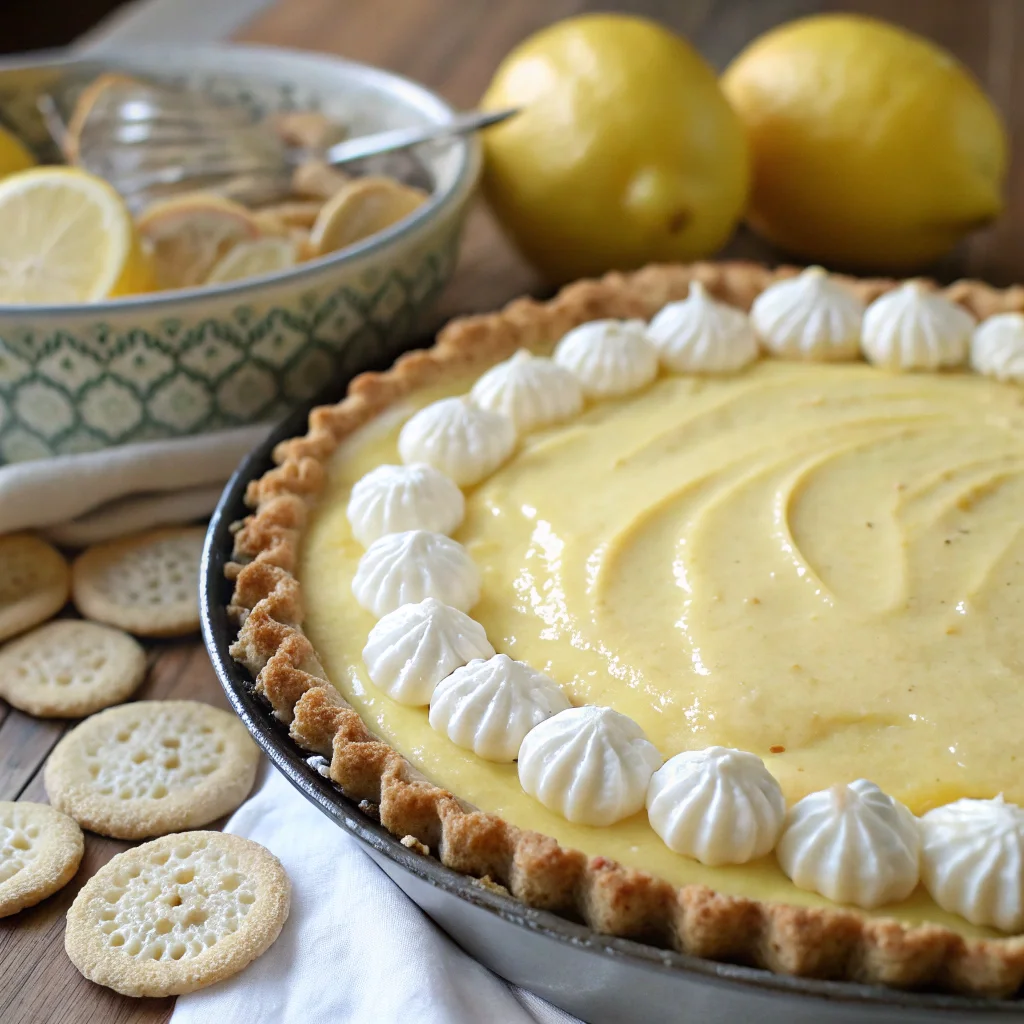 Lemon Condensed Pie