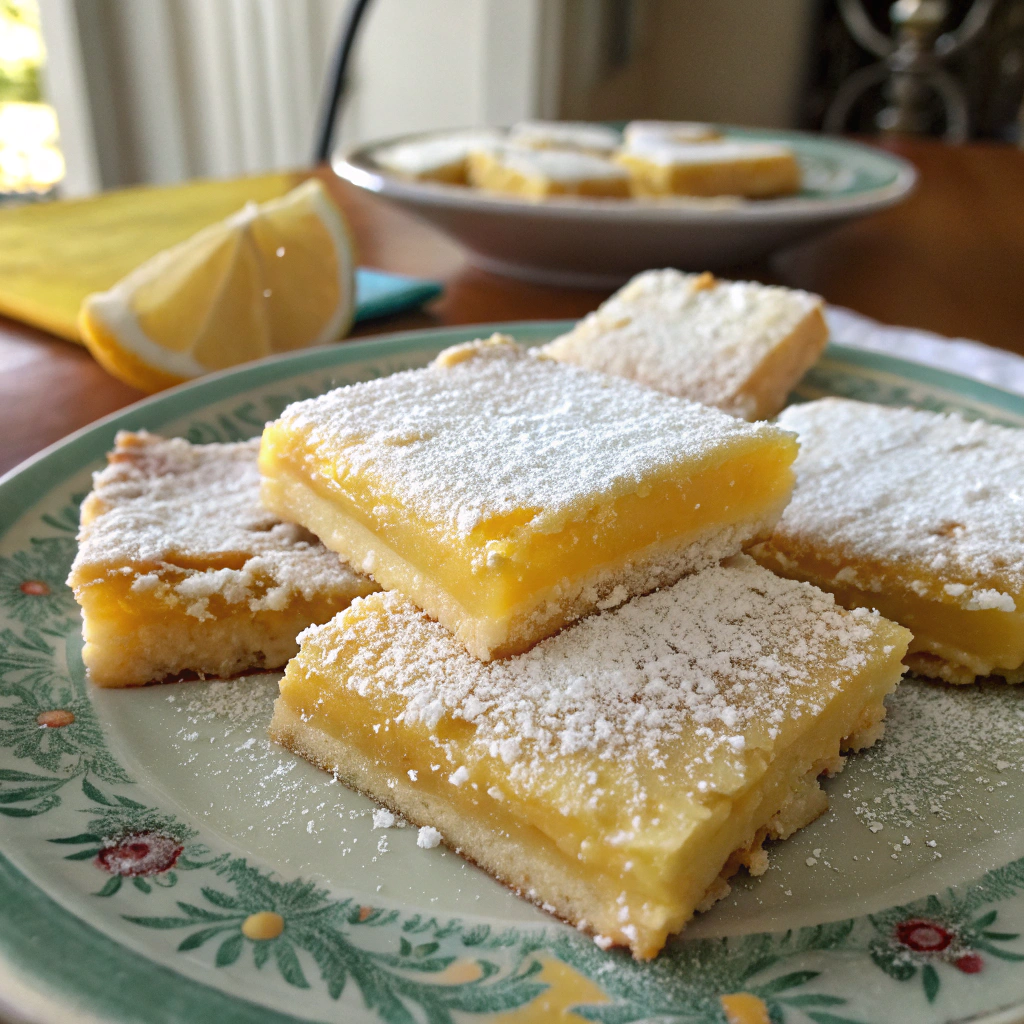 Lemon Squares (School Recipe)