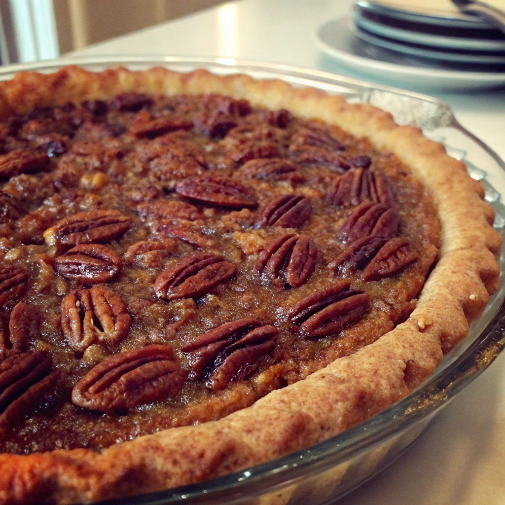Louisiana Yam-Pecan Pie
