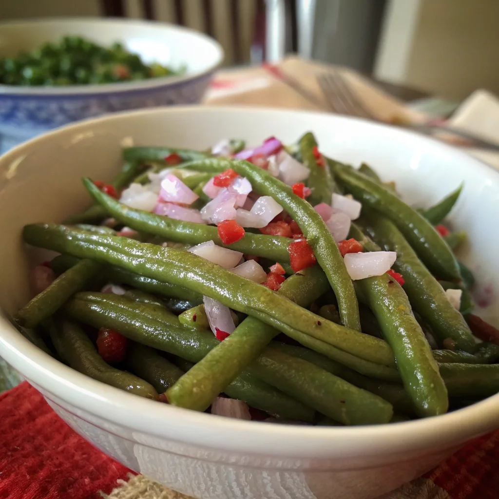 Marinated String Beans