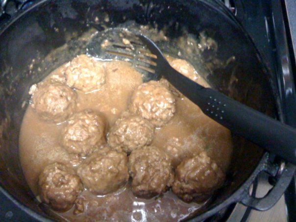 Meatball Fricassee Stew