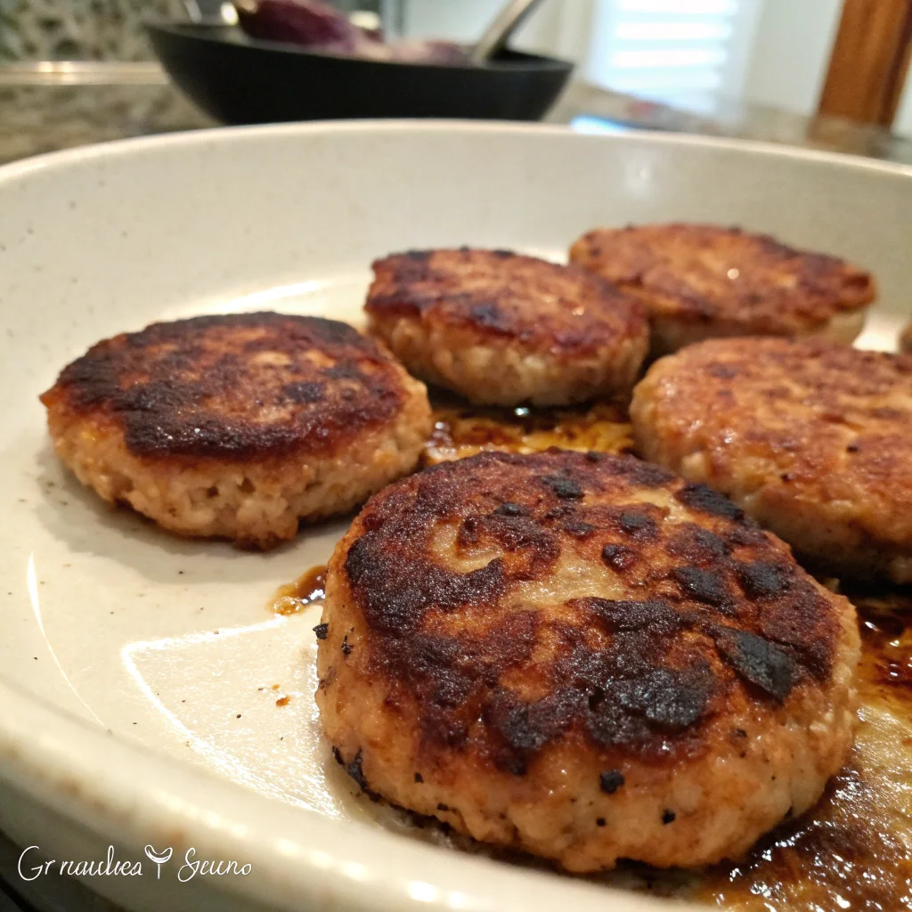 New Orleans Style Hot Sausage Patties