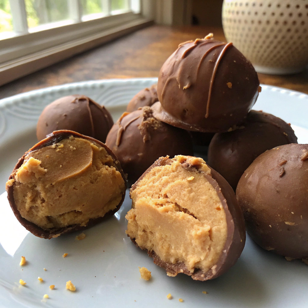 Old Fashioned School House Peanut Butter Balls
