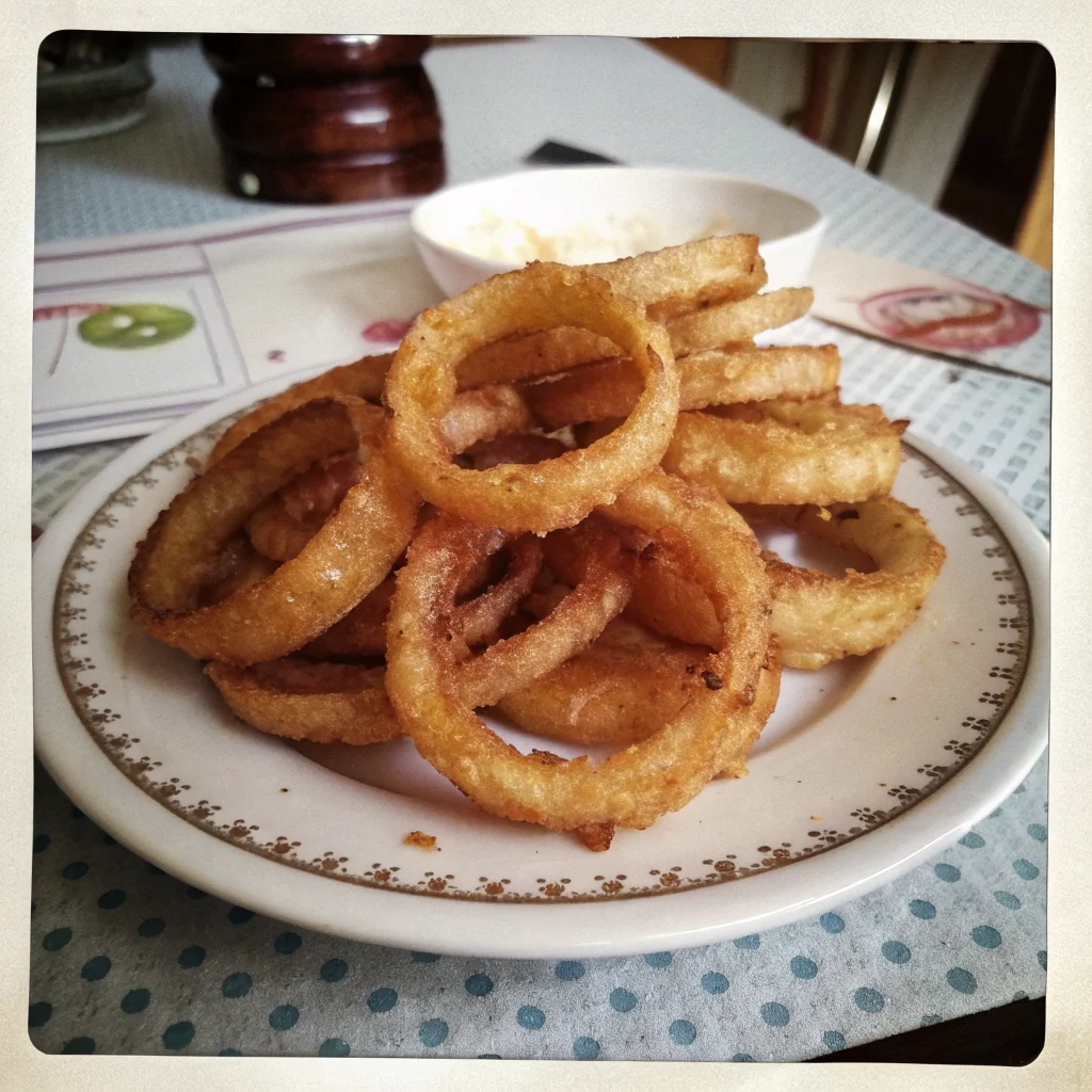 Onion Rings a la Cock of the Walk