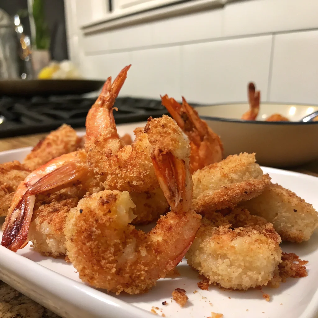 Oven Fried Shrimp