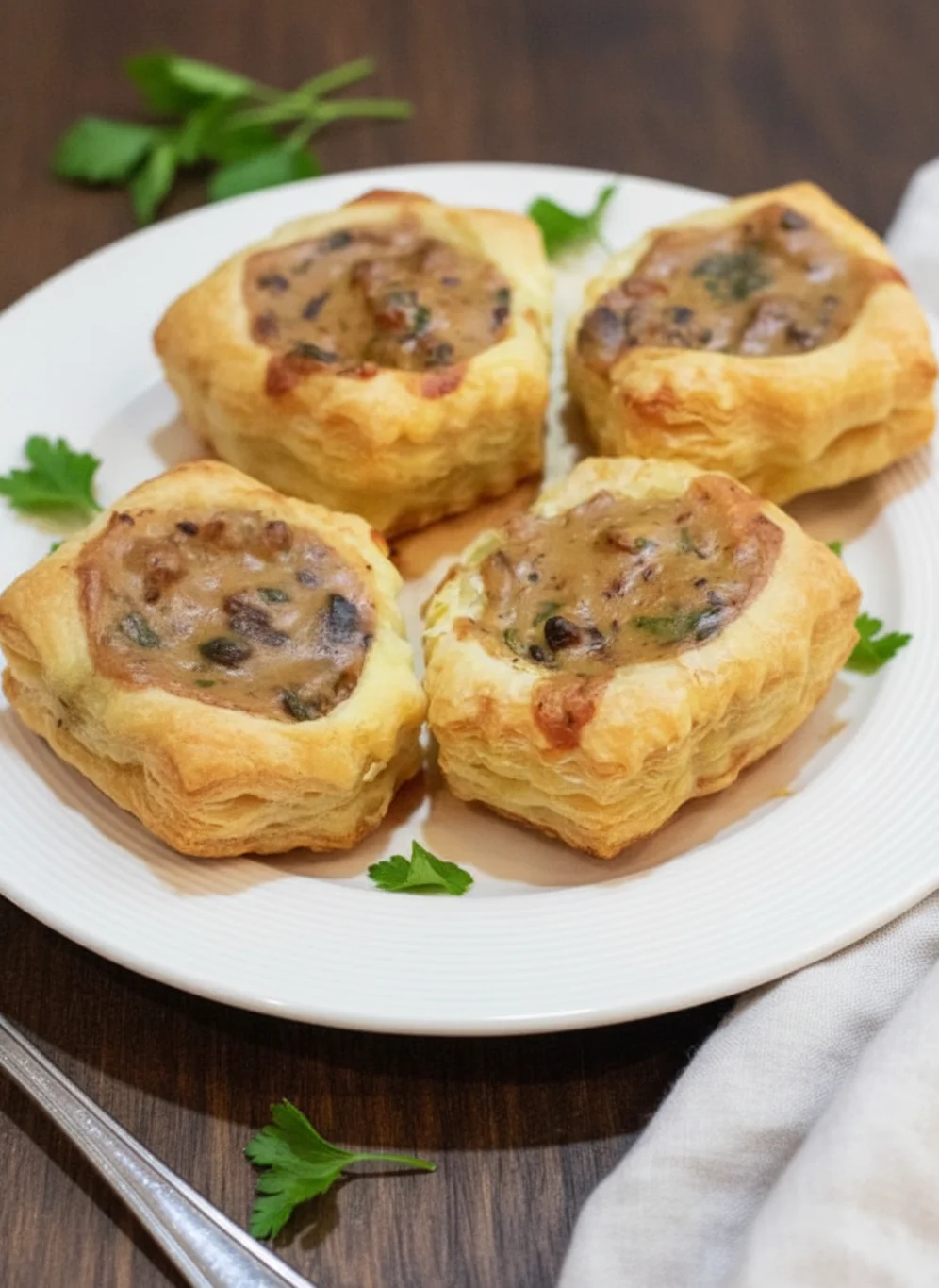 Oyster and Artichoke Stuffed Pastries