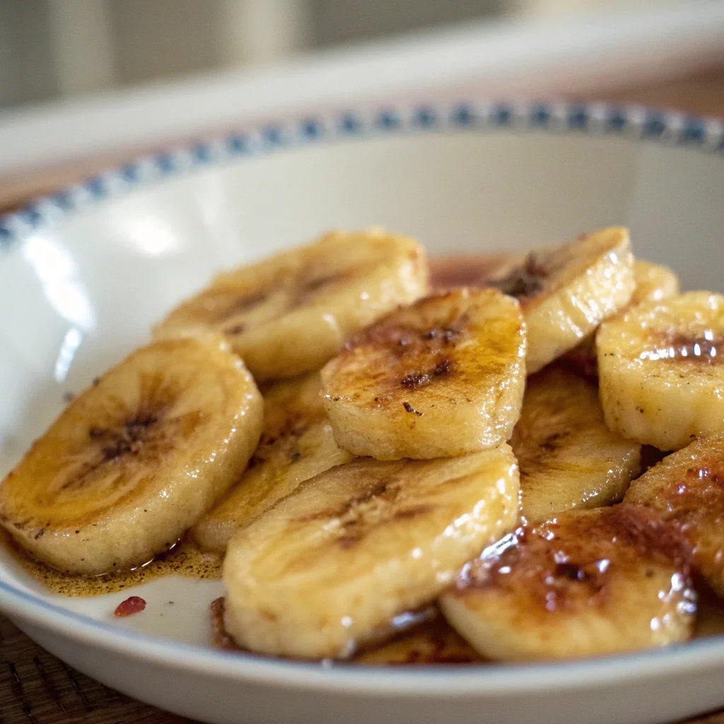 Pan Fried Bananas