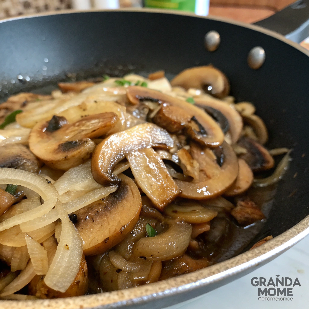 Champignons Étouffés à la Poêle