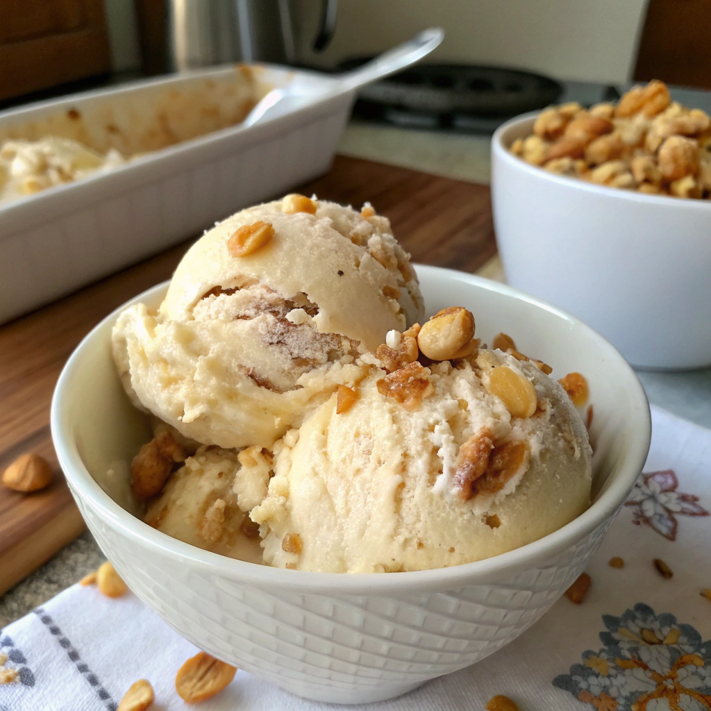 Peanut Brittle Ice Cream