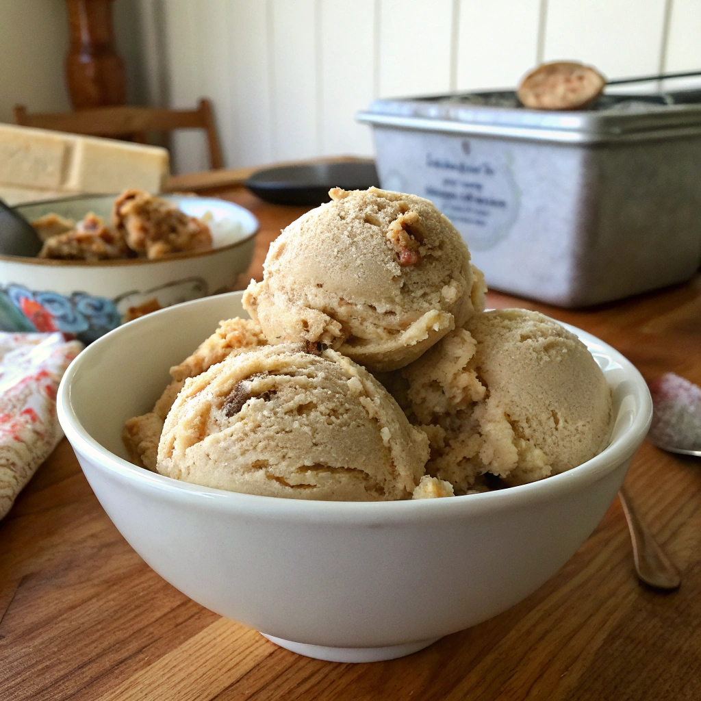 Peanut Butter and Fig Ice Cream