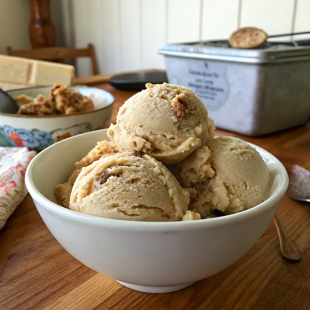 Peanut Butter and Fig Ice Cream