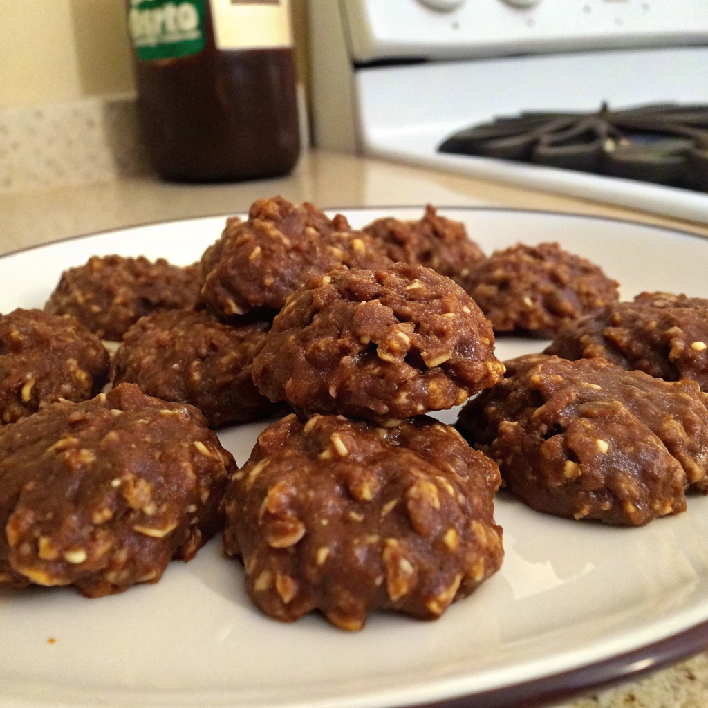 Peanut Butter/Oatmeal No Bake Cookies