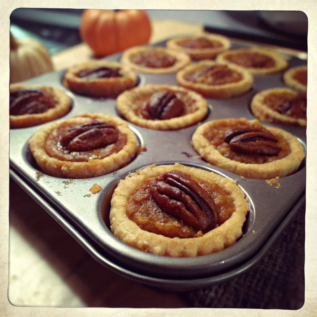 Pecan and Pumpkin Tassies